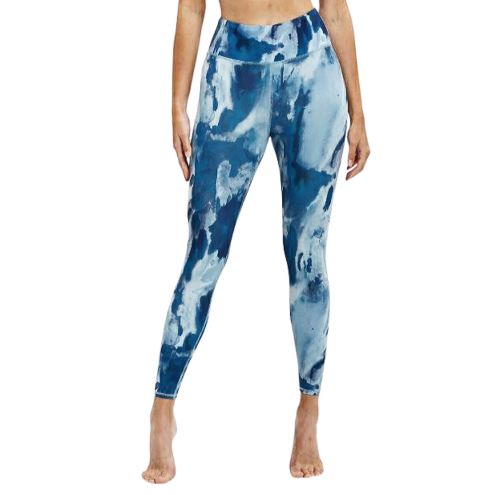 Threads 4 Thought Womens Jackie High Rise Sport Legging Size Medium Raw Blue NWT